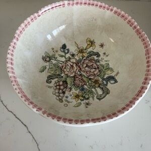 Primark White Ceramic Bowl with Maker's Stamp made in Italy 🇮🇹